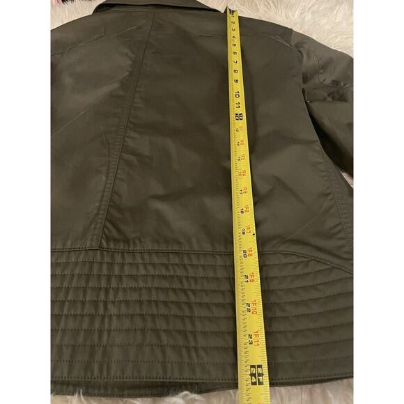 Ralph Lauren Purple Label Men’s Biker Bomber Jacket XL Green Zip Coat RRL Polo - Picture 8 of 16